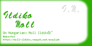 ildiko moll business card